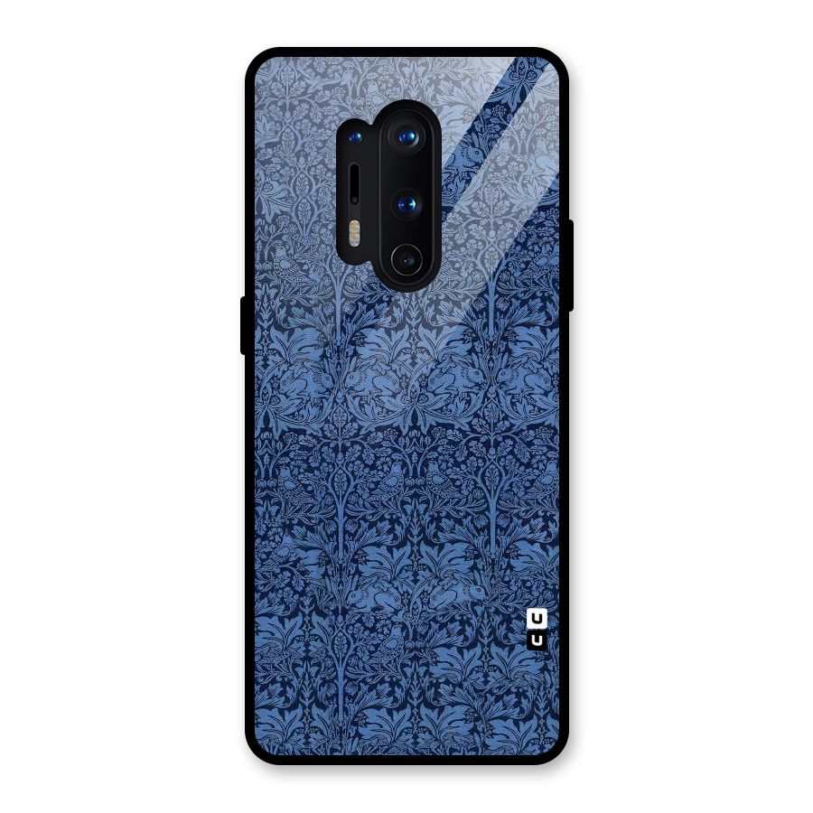 Carving Design Glass Back Case for OnePlus 8 Pro