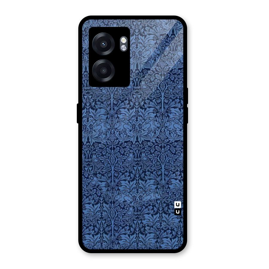 Carving Design Glass Back Case for Oppo K10 (5G)