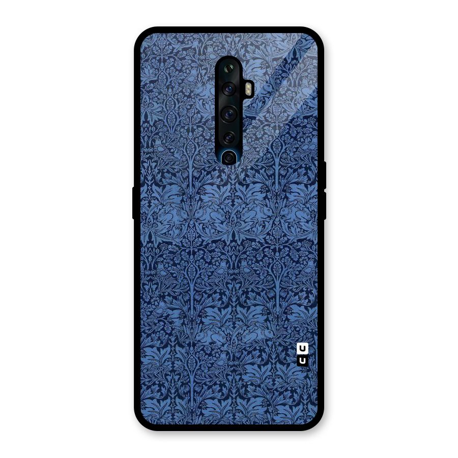 Carving Design Glass Back Case for Oppo Reno2 F