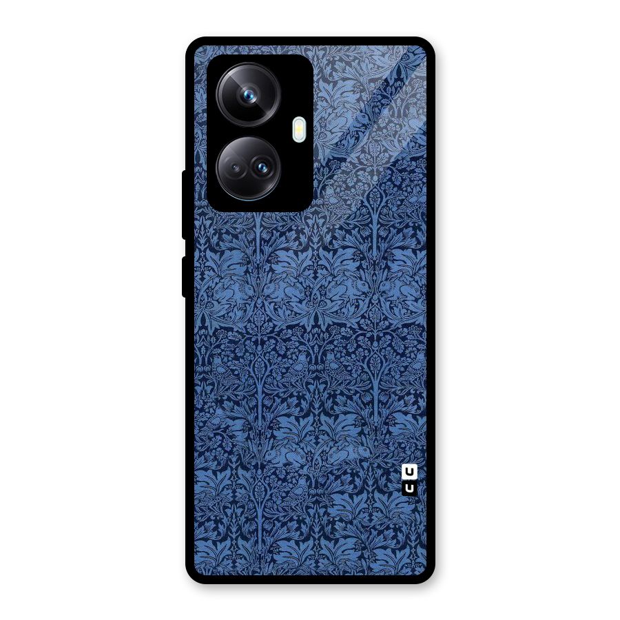 Carving Design Glass Back Case for Realme 10 Pro Plus