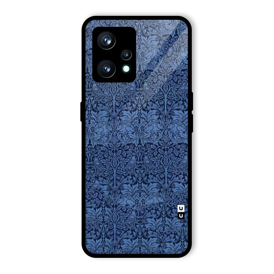 Carving Design Glass Back Case for Realme 9 Pro Plus 5G