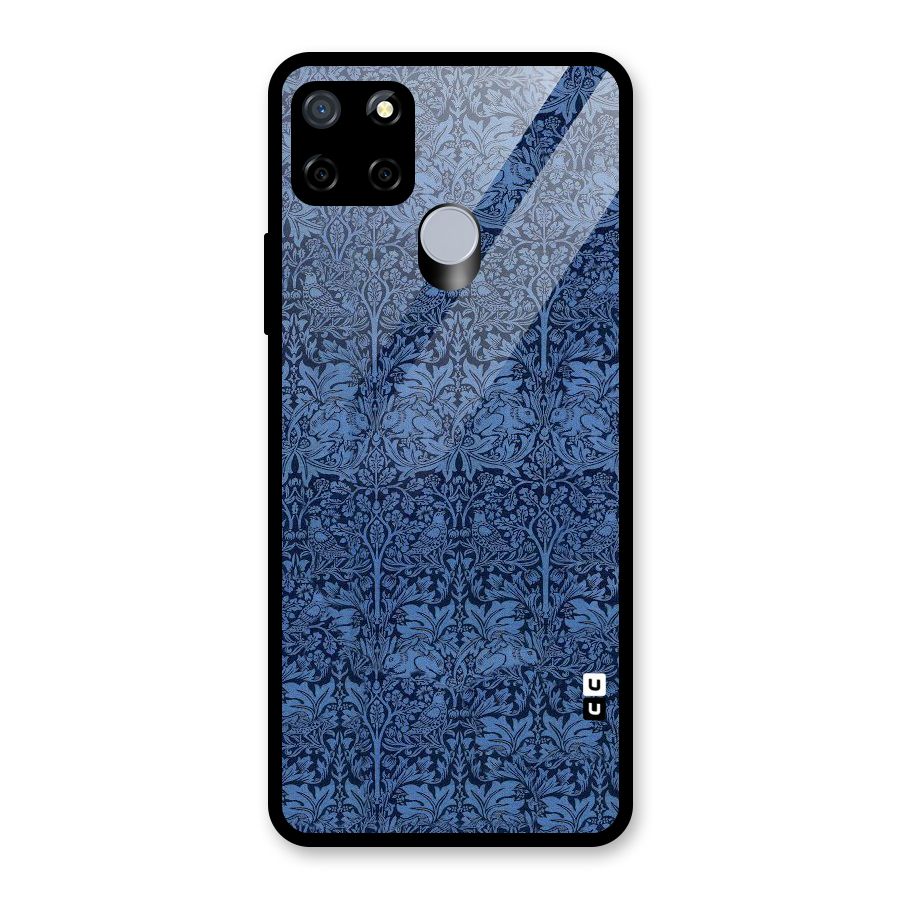 Carving Design Glass Back Case for Realme C12