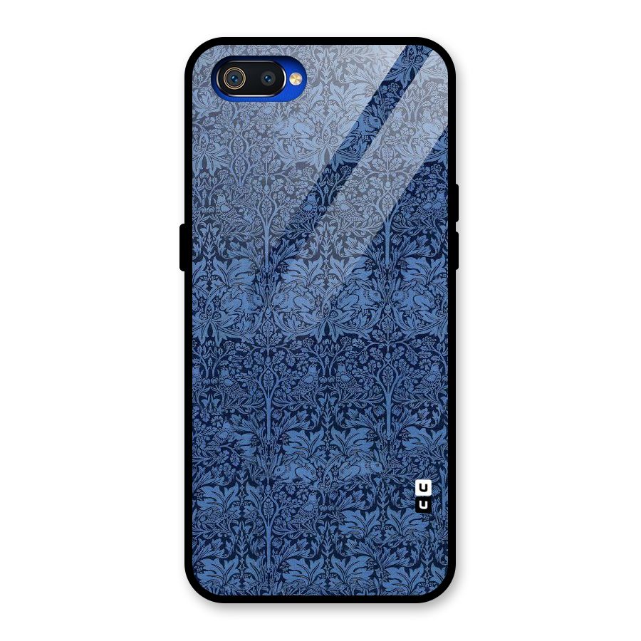 Carving Design Glass Back Case for Realme C2