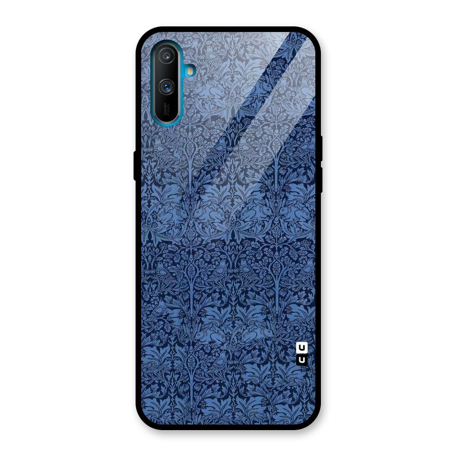 Carving Design Glass Back Case for Realme C3