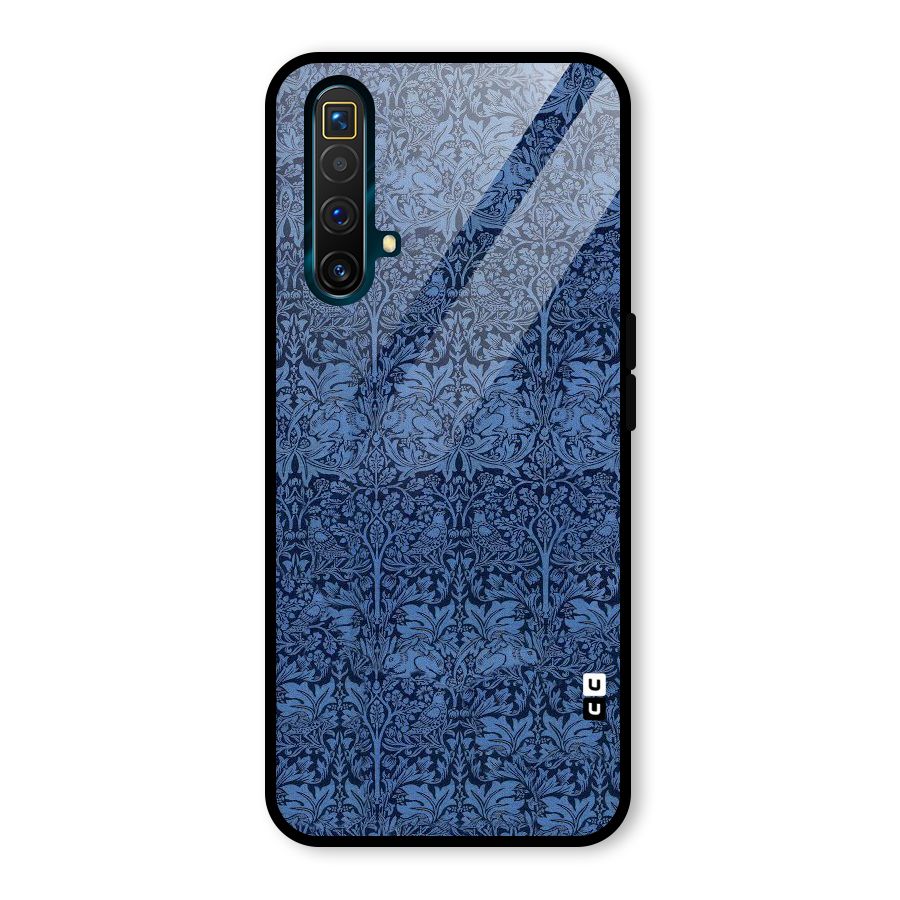 Carving Design Glass Back Case for Realme X3