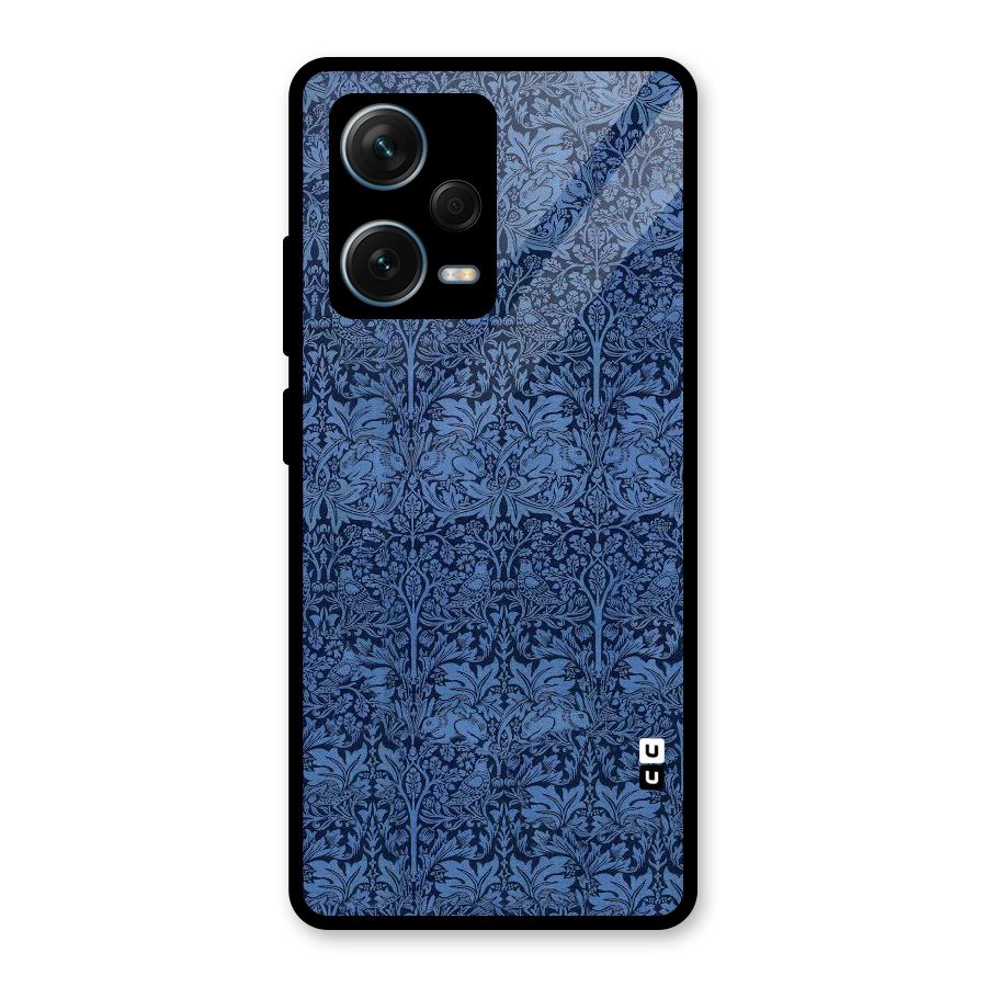 Carving Design Glass Back Case for Redmi Note 12 Pro Plus 5G