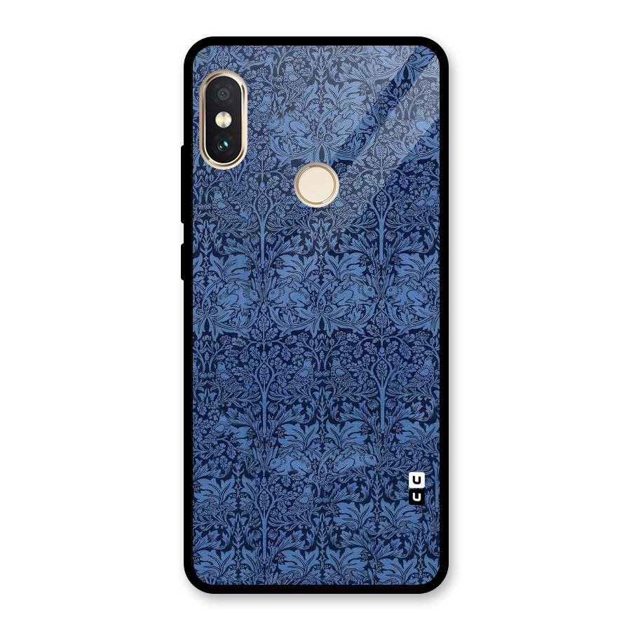 Carving Design Glass Back Case for Redmi Note 5 Pro