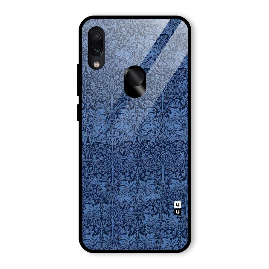 Carving Design Glass Back Case for Redmi Note 7 Pro