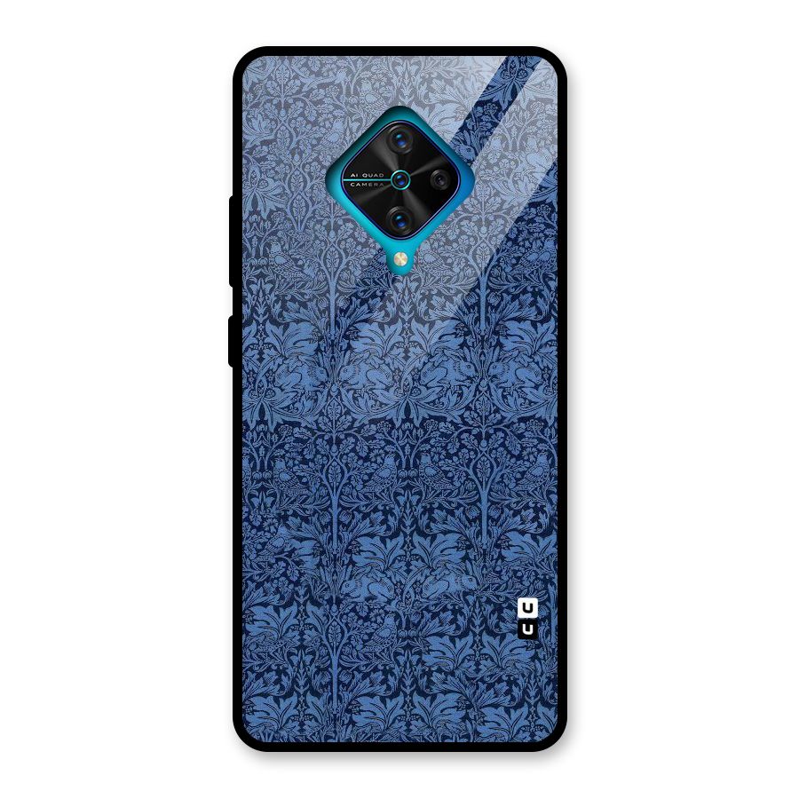 Carving Design Glass Back Case for Vivo S1 Pro