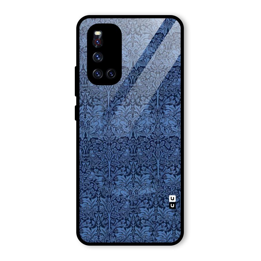 Carving Design Glass Back Case for Vivo V19