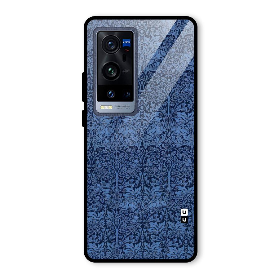 Carving Design Glass Back Case for Vivo X60 Pro Plus