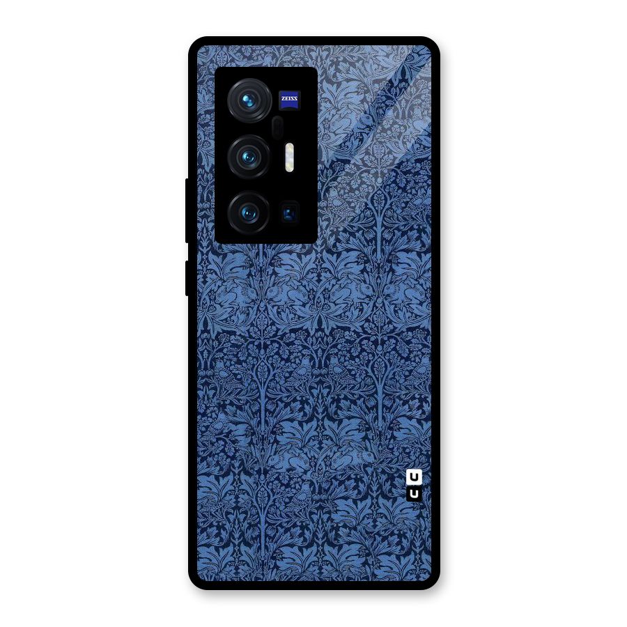 Carving Design Glass Back Case for Vivo X70 Pro Plus