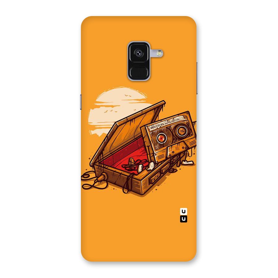 Casette Box Back Case for Galaxy A8 Plus