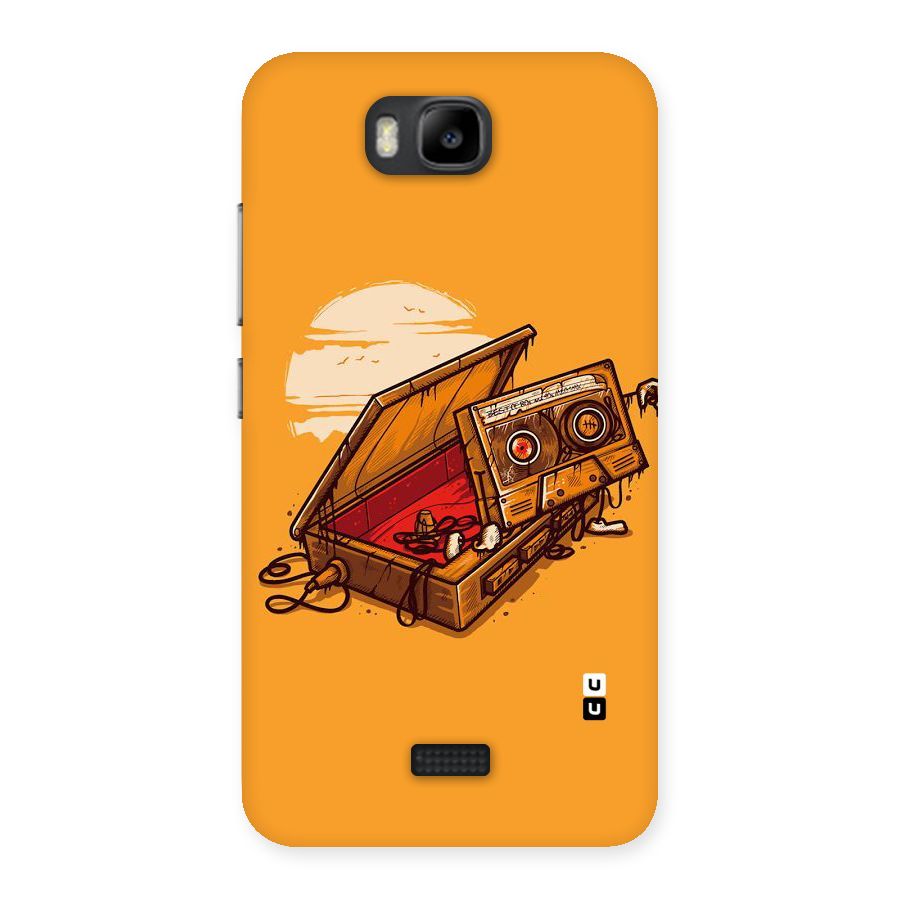 Casette Box Back Case for Honor Bee