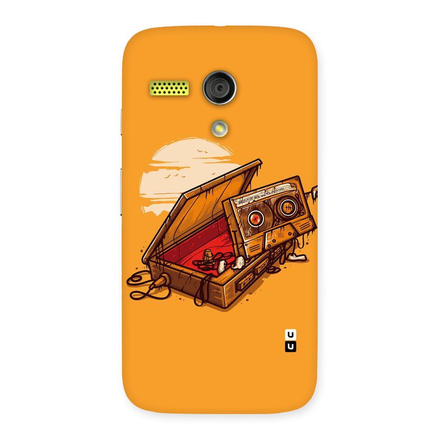 Casette Box Back Case for Moto G