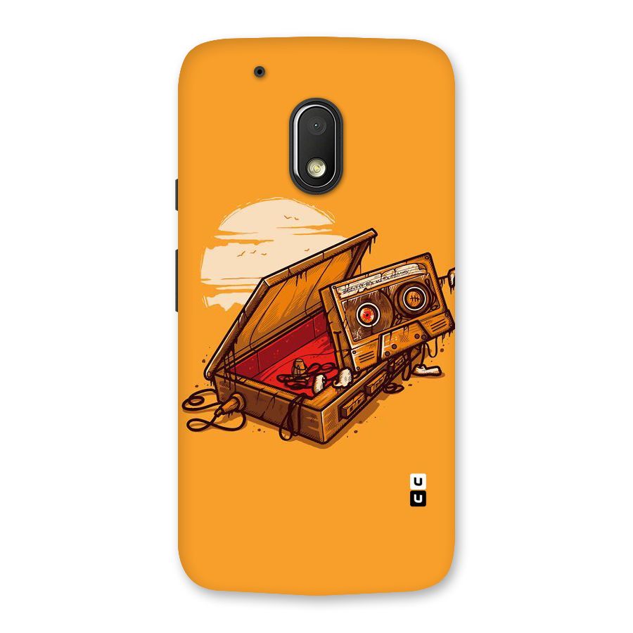 Casette Box Back Case for Moto G4 Play