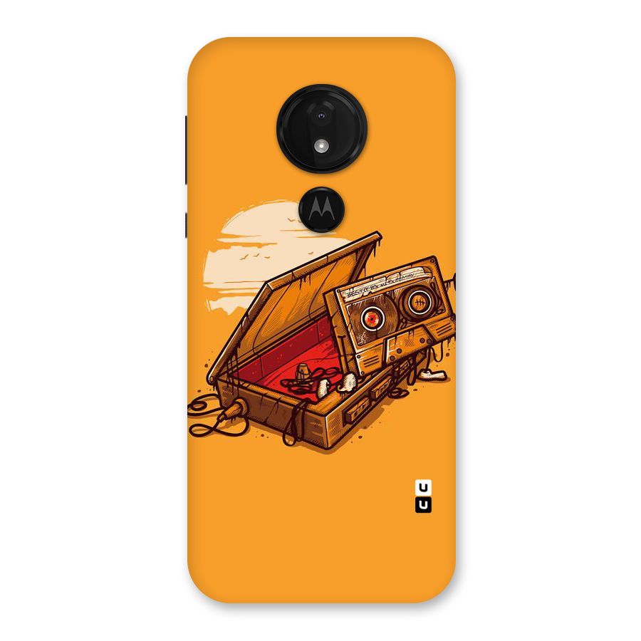 Casette Box Back Case for Moto G7 Power