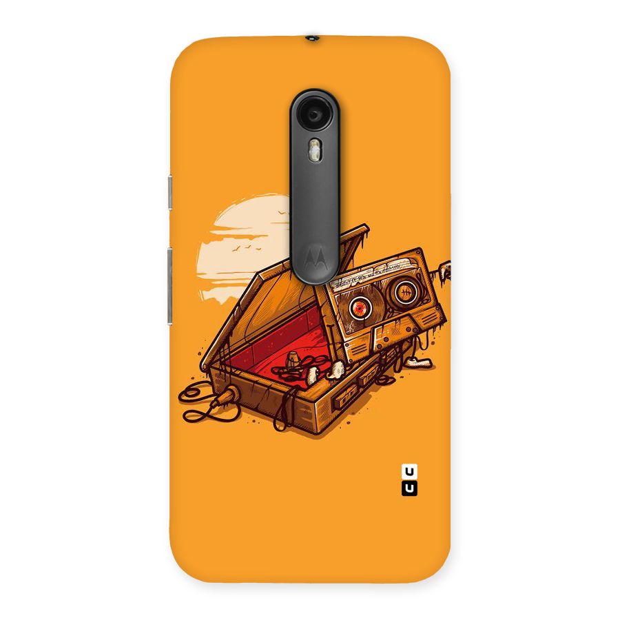 Casette Box Back Case for Moto G Turbo