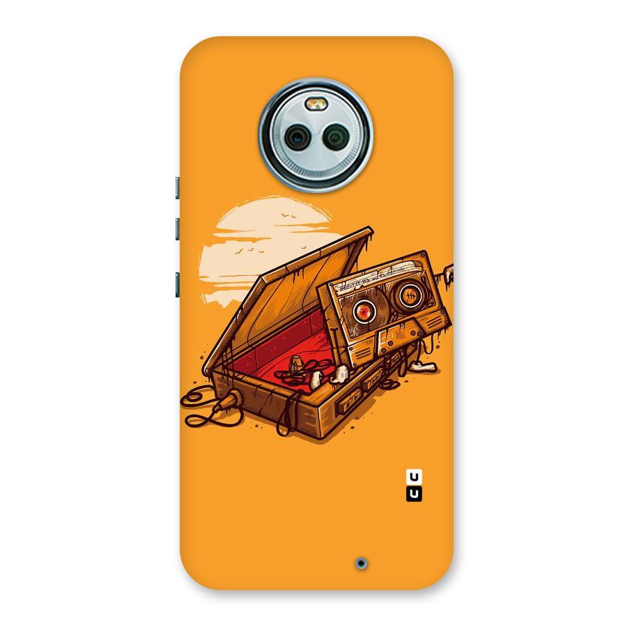 Casette Box Back Case for Moto X4