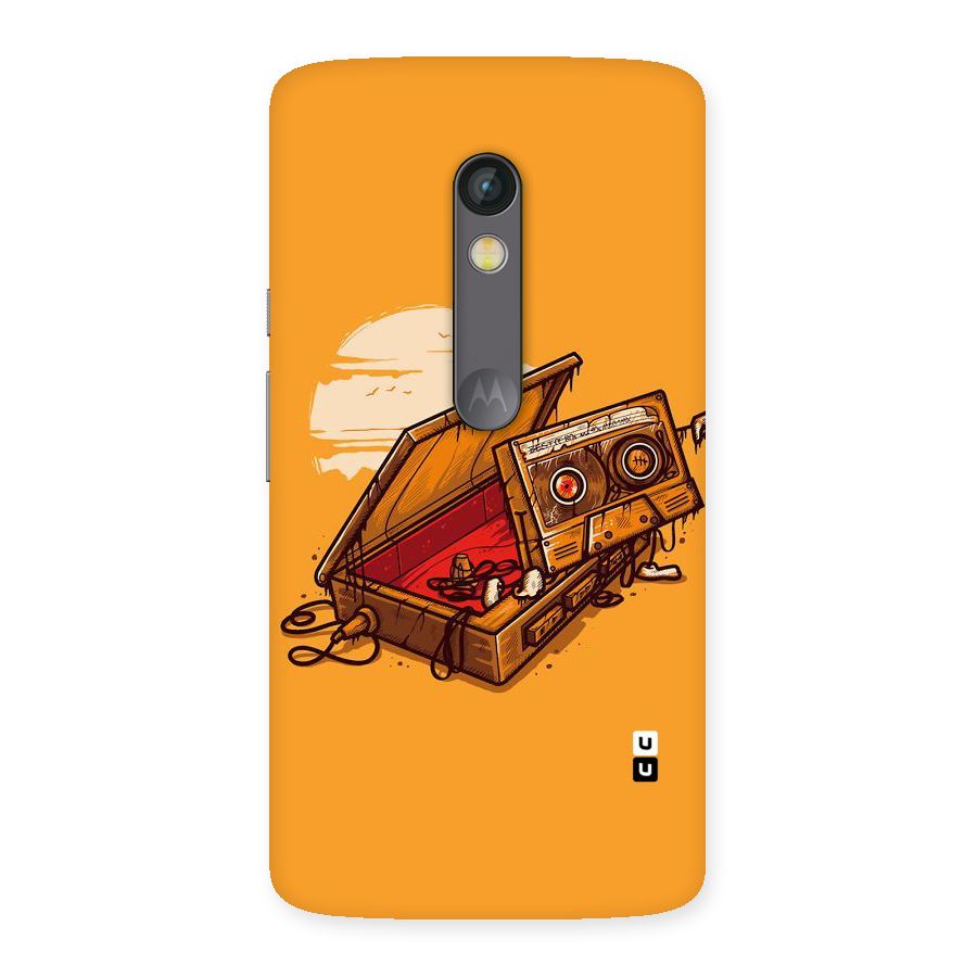 Casette Box Back Case for Moto X Play