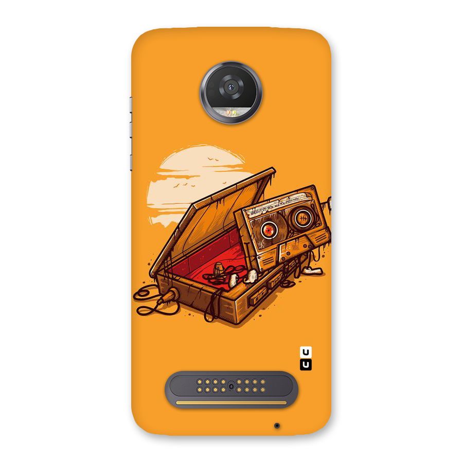 Casette Box Back Case for Moto Z2 Play