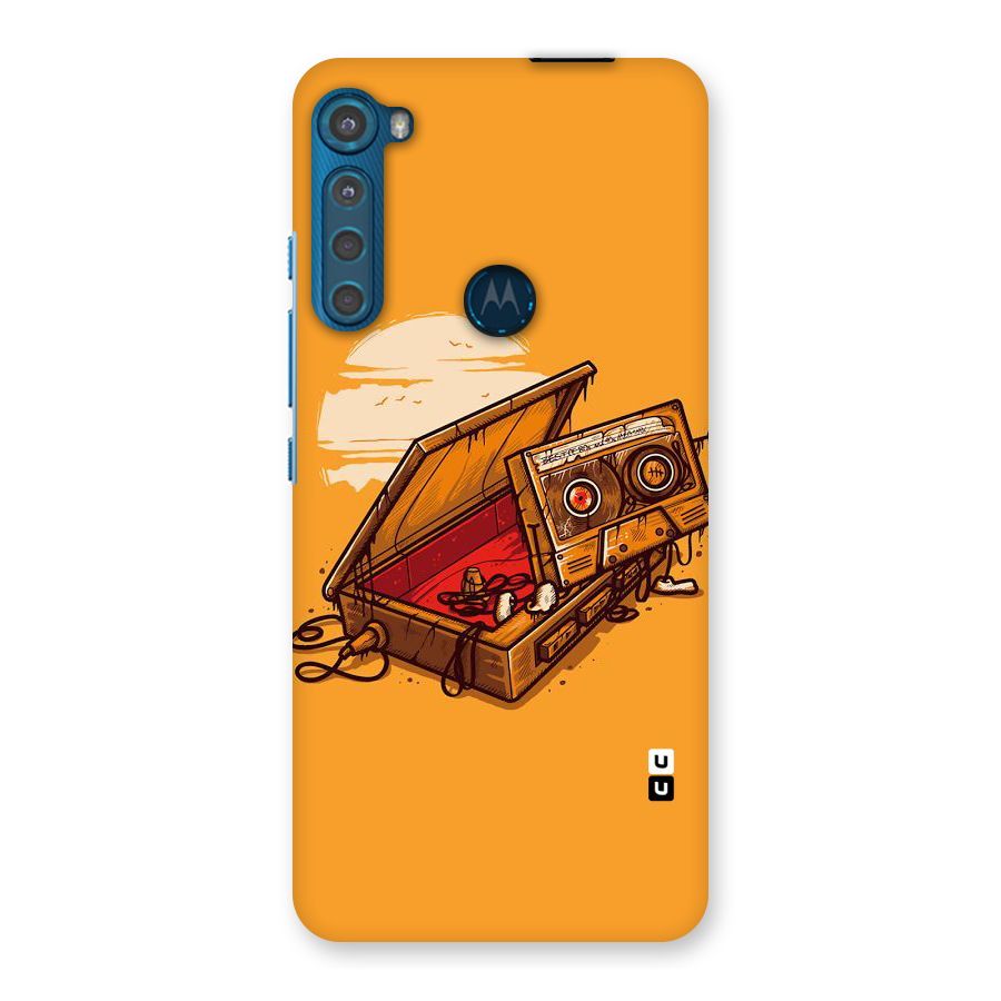 Casette Box Back Case for Motorola One Fusion Plus