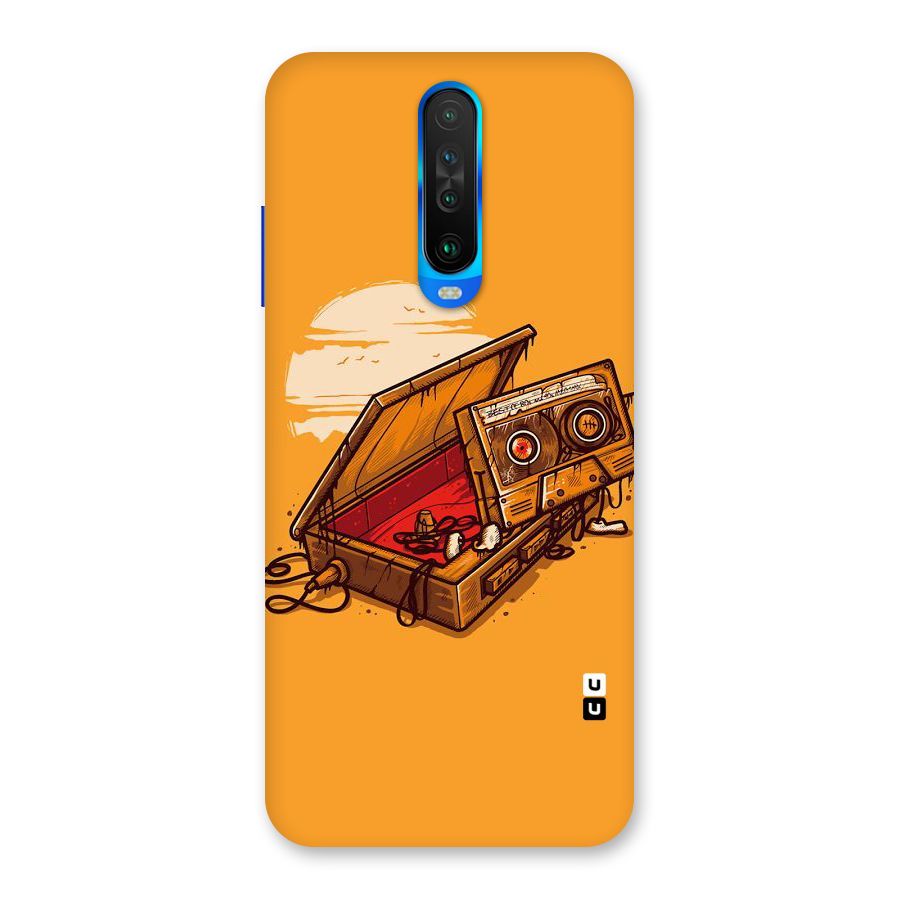 Casette Box Back Case for Poco X2