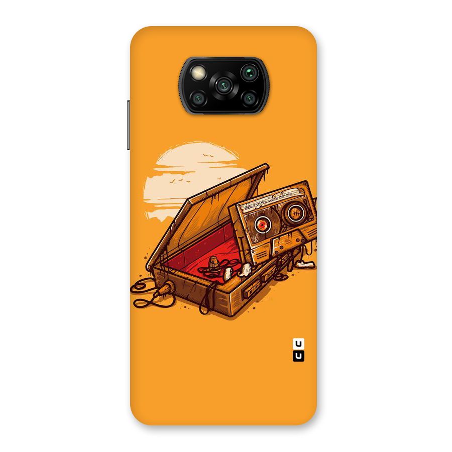 Casette Box Back Case for Poco X3