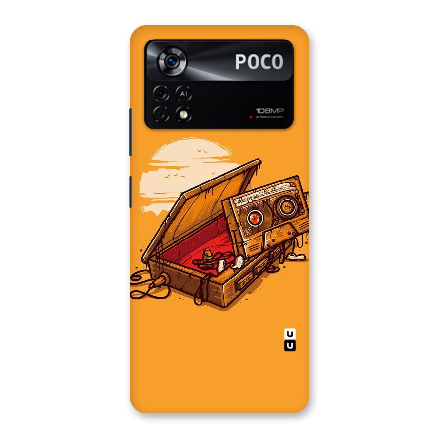 Casette Box Back Case for Poco X4 Pro 5G