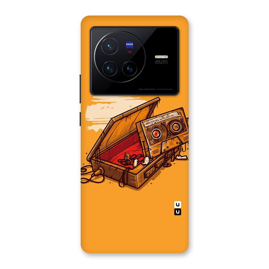 Casette Box Back Case for Vivo X80
