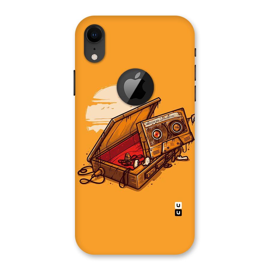 Casette Box Back Case for iPhone XR Logo Cut