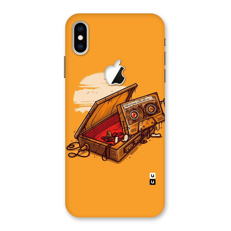 Casette Box Back Case for iPhone XS Max Apple Cut