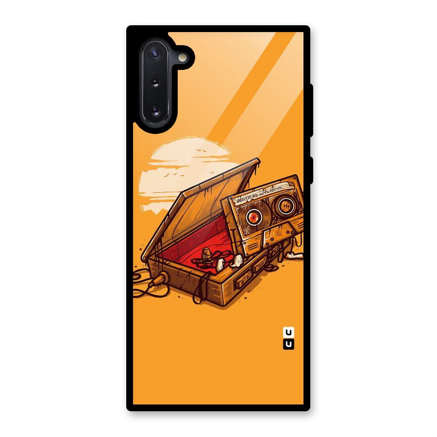 Casette Box Glass Back Case for Galaxy Note 10