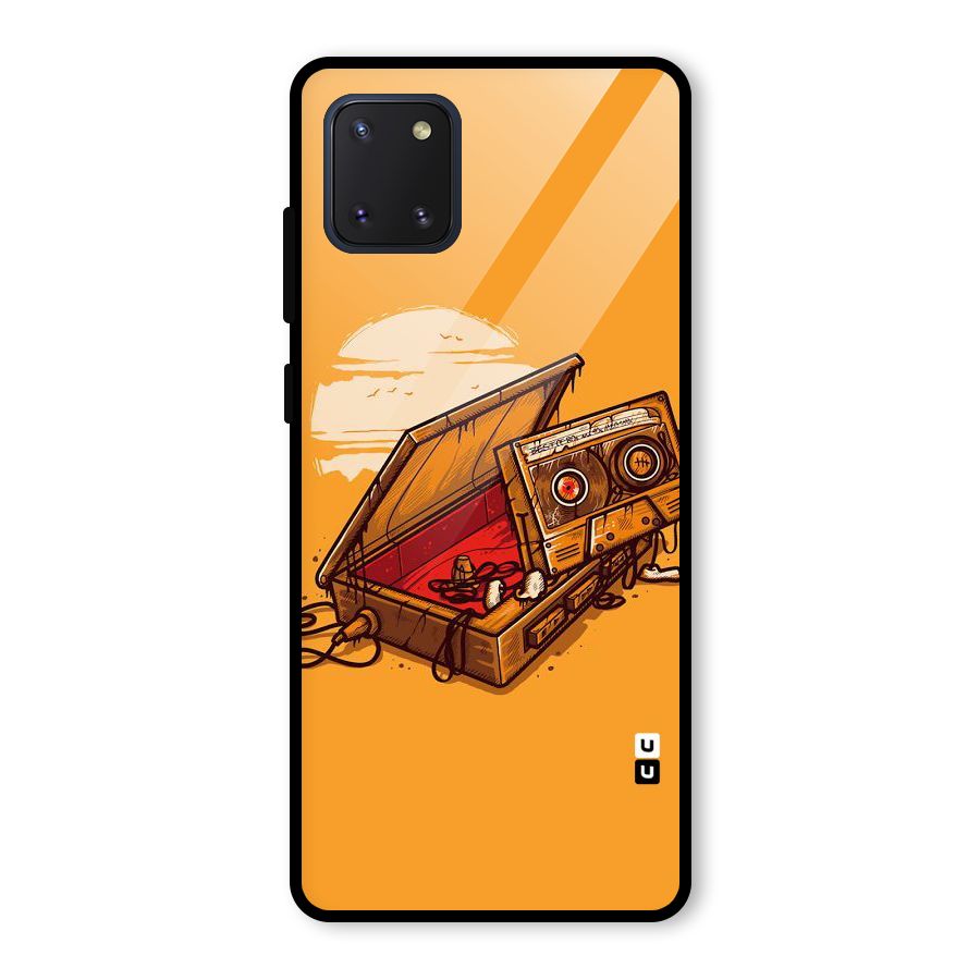 Casette Box Glass Back Case for Galaxy Note 10 Lite