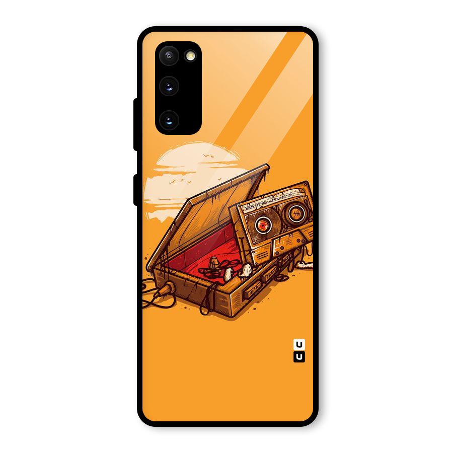Casette Box Glass Back Case for Galaxy S20 FE 5G