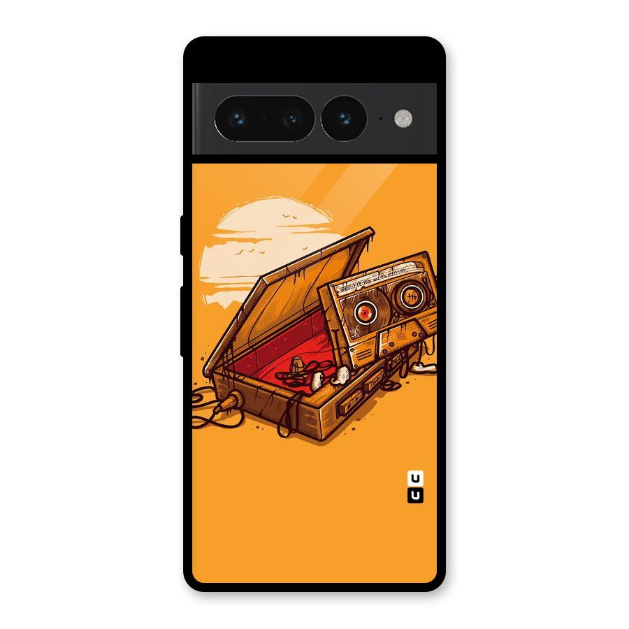 Casette Box Glass Back Case for Google Pixel 7 Pro
