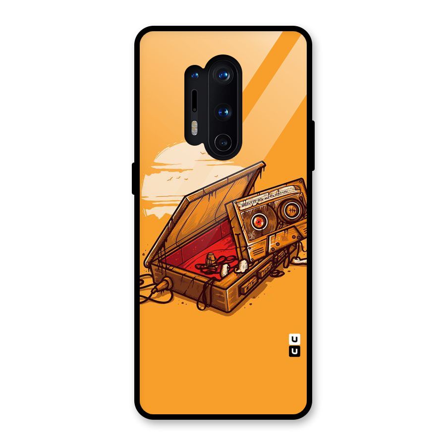 Casette Box Glass Back Case for OnePlus 8 Pro