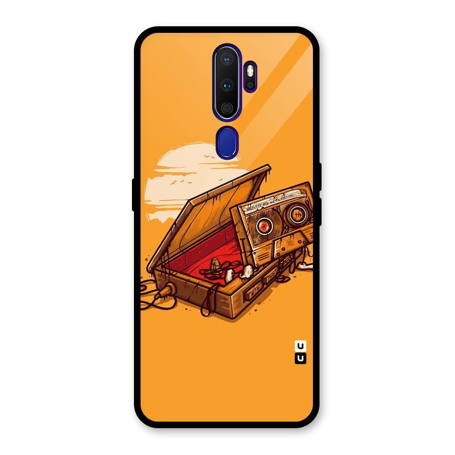 Casette Box Glass Back Case for Oppo A9 (2020)
