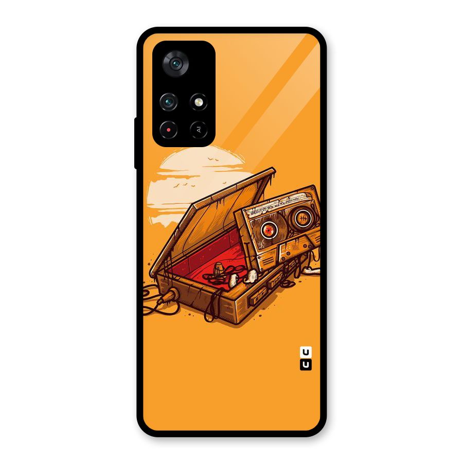 Casette Box Glass Back Case for Poco M4 Pro 5G
