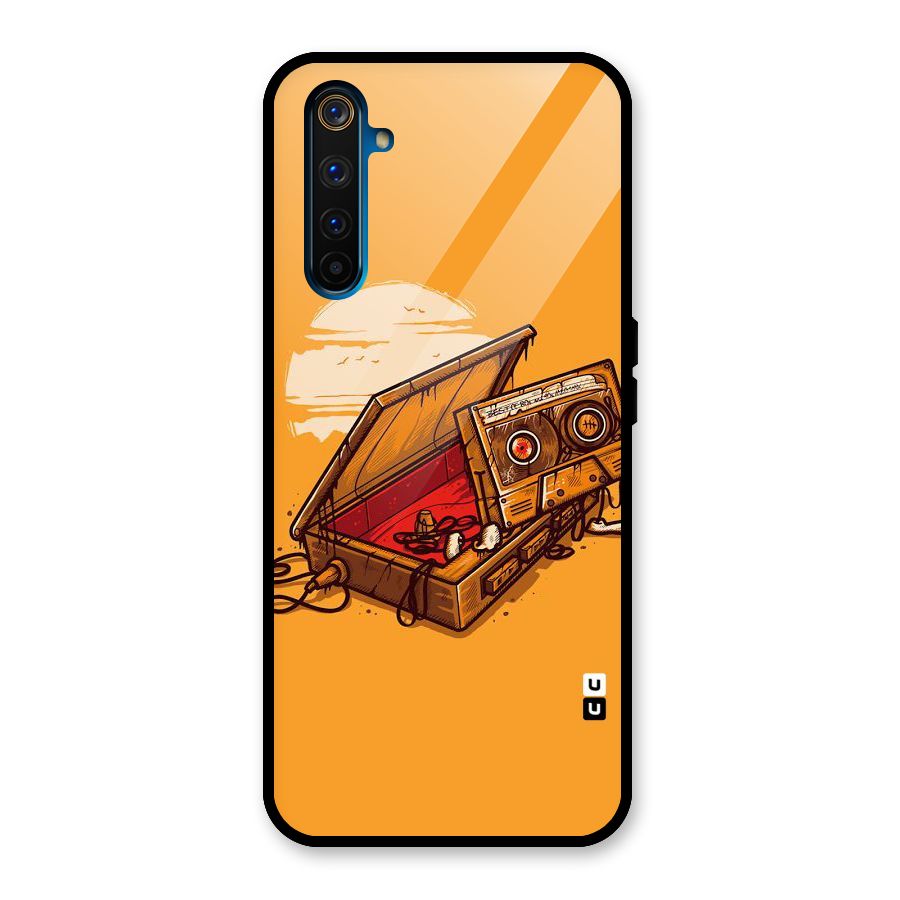 Casette Box Glass Back Case for Realme 6 Pro