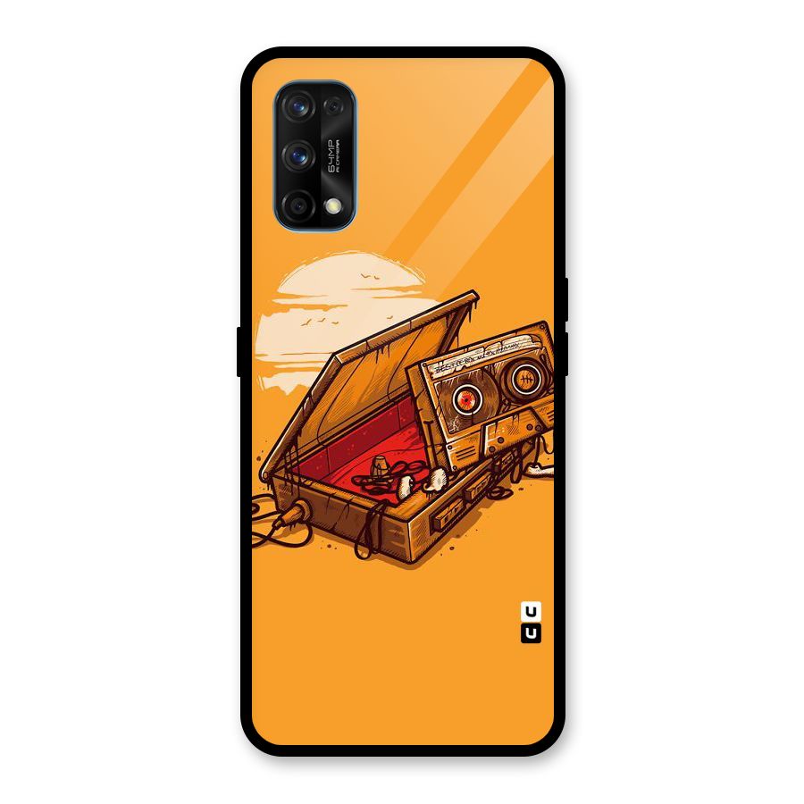 Casette Box Glass Back Case for Realme 7 Pro