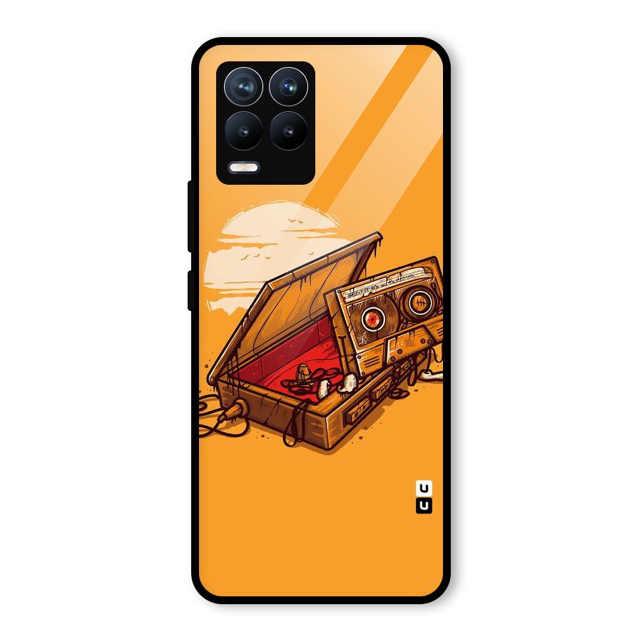 Casette Box Glass Back Case for Realme 8