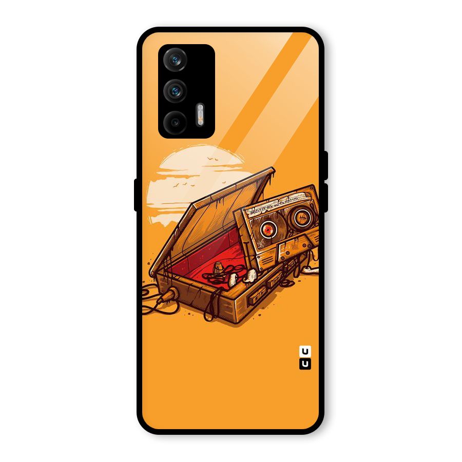 Casette Box Glass Back Case for Realme GT 5G