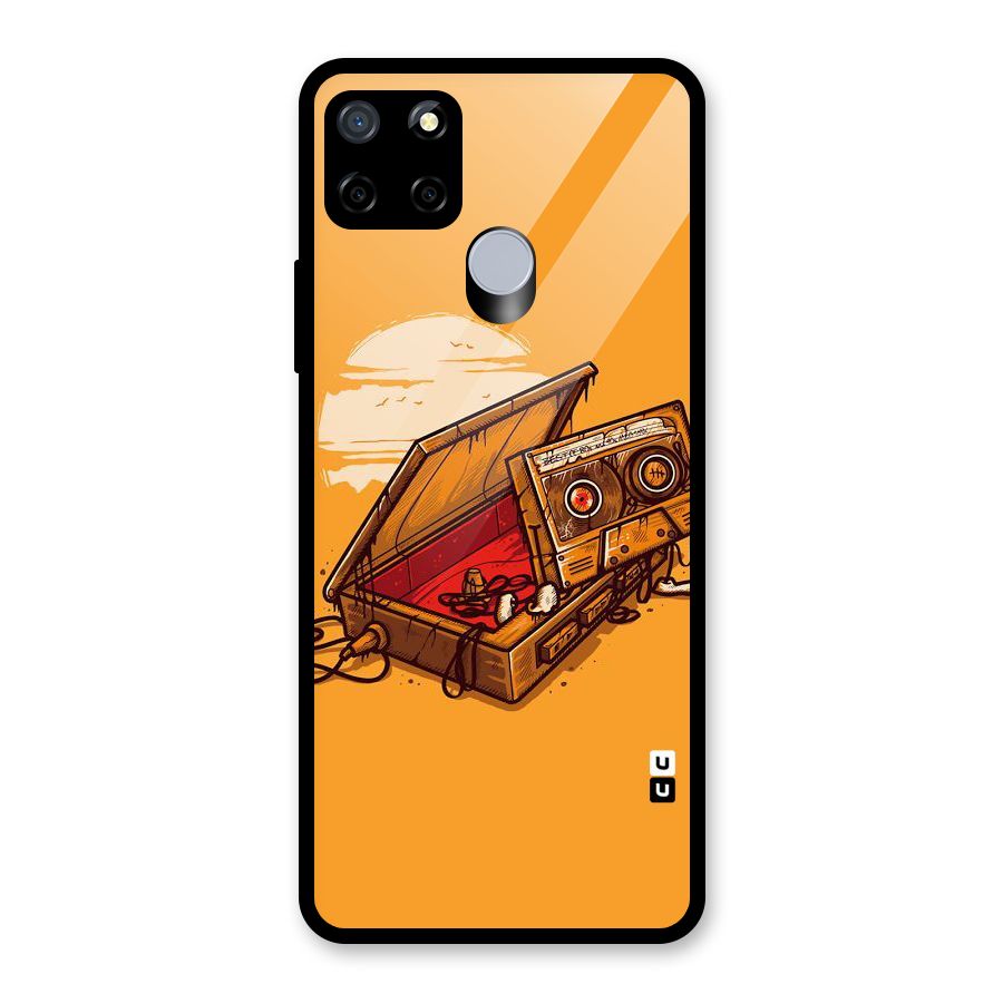 Casette Box Glass Back Case for Realme Narzo 20