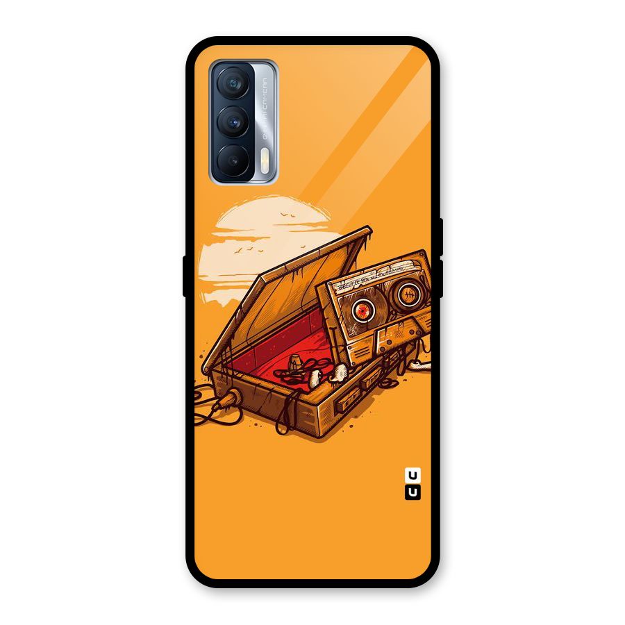Casette Box Glass Back Case for Realme X7