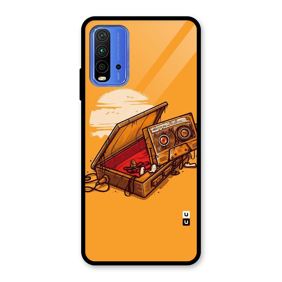 Casette Box Glass Back Case for Redmi 9 Power