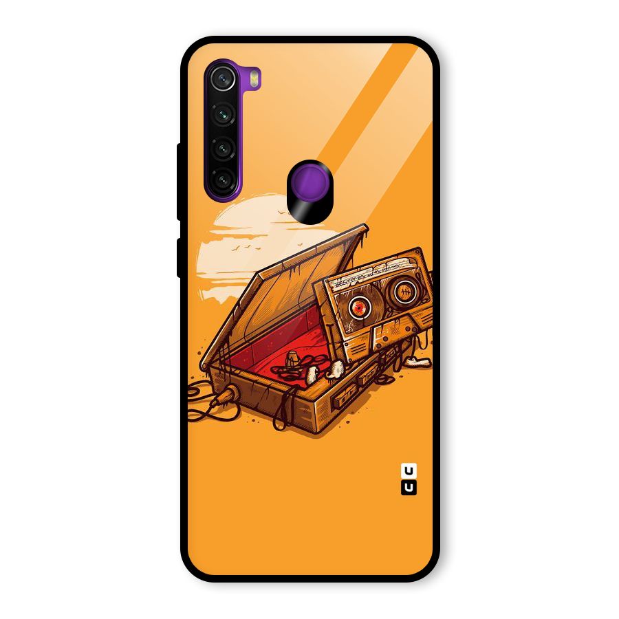 Casette Box Glass Back Case for Redmi Note 8