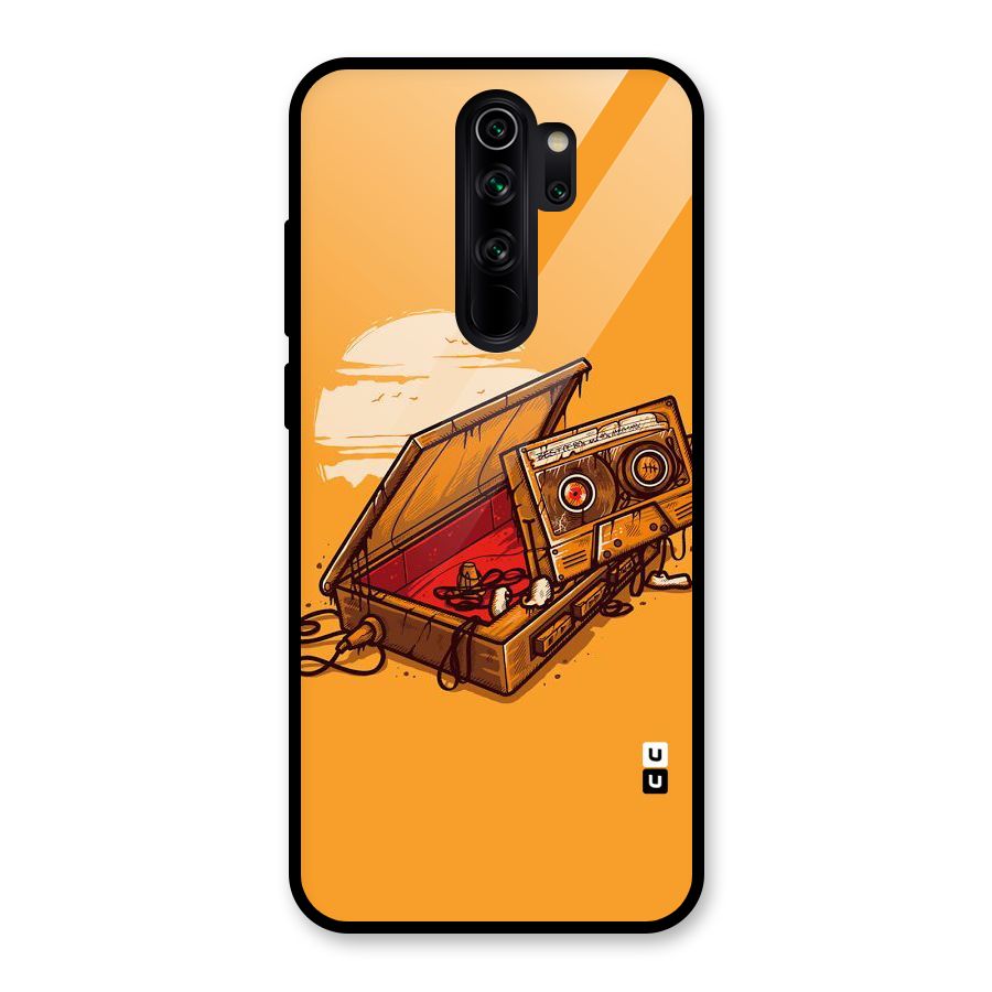 Casette Box Glass Back Case for Redmi Note 8 Pro