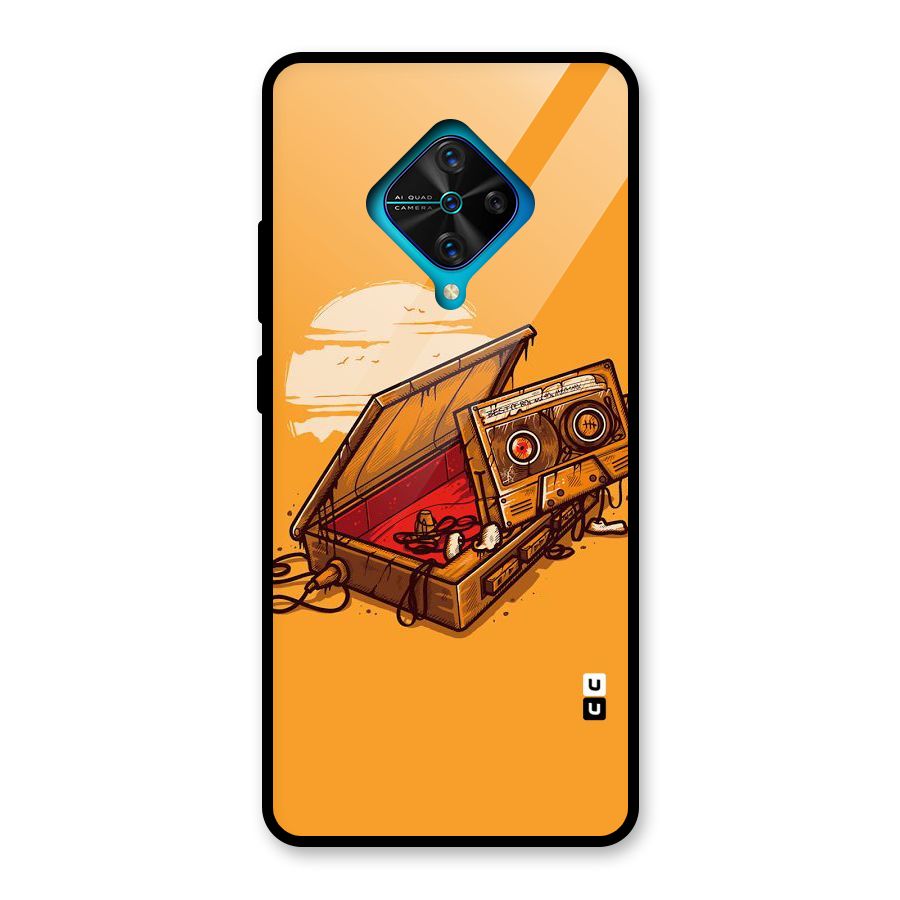 Casette Box Glass Back Case for Vivo S1 Pro