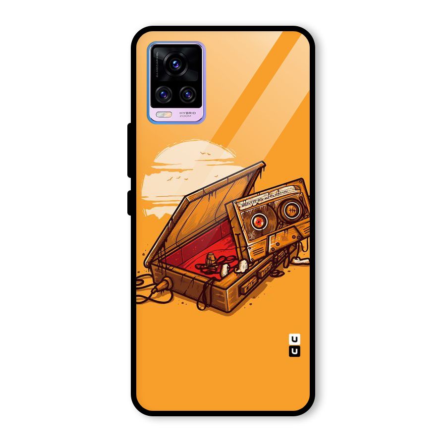 Casette Box Glass Back Case for Vivo V20 Pro